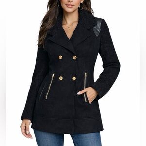 NWT - Guess double breasted jacket - size XL